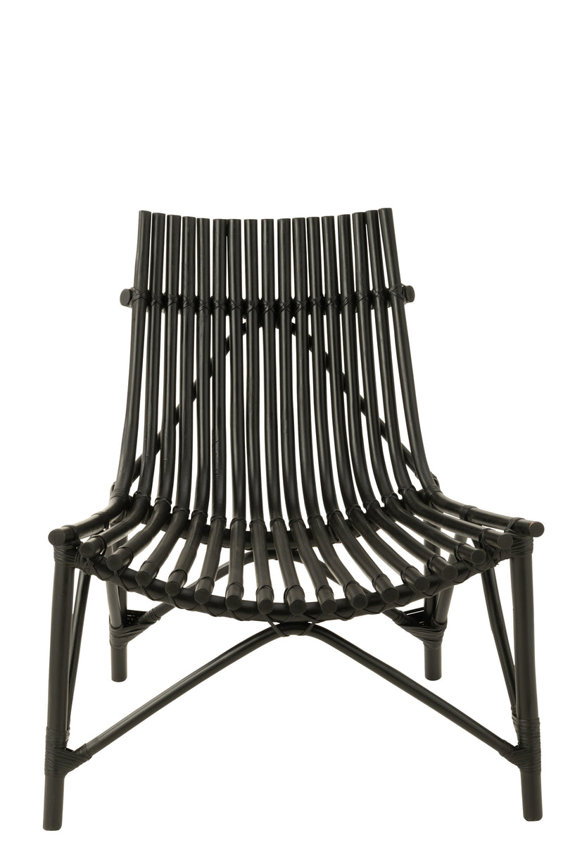 Prachtige rotan stoel in zwart of naturel, handgemaakte elegantie gecombineerd met comfortabel design