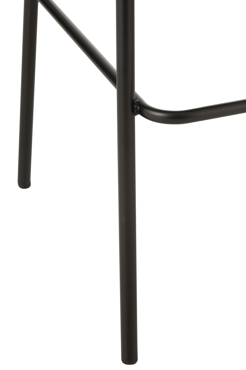 Modern Bar Stool Lone Black Grey