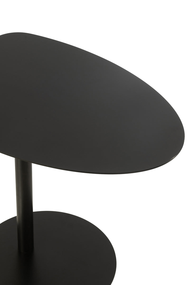 Elegant side table Ice - Metal Black - Modern design