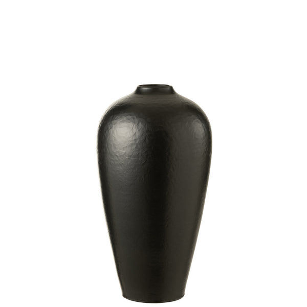 Large ceramic vase in elegant black - XXL size