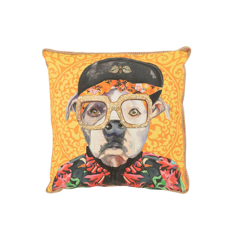 Popart Pillow Dog – Colorful Decorative Pillow 50x50 cm