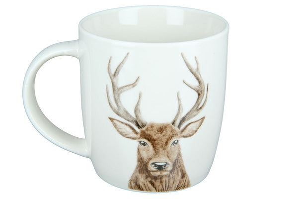 Set of 6 porcelain cups 'Deer Head' - elegant design for stylish moments of enjoyment