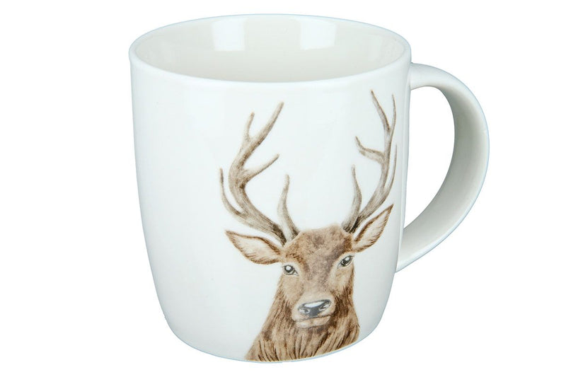 Set of 6 porcelain cups 'Deer Head' - elegant design for stylish moments of enjoyment