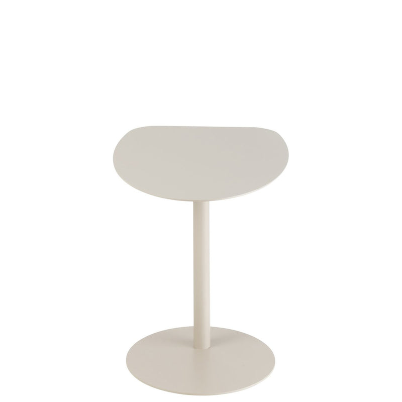 Elegant side table Ice - Metal Grey - Modern design