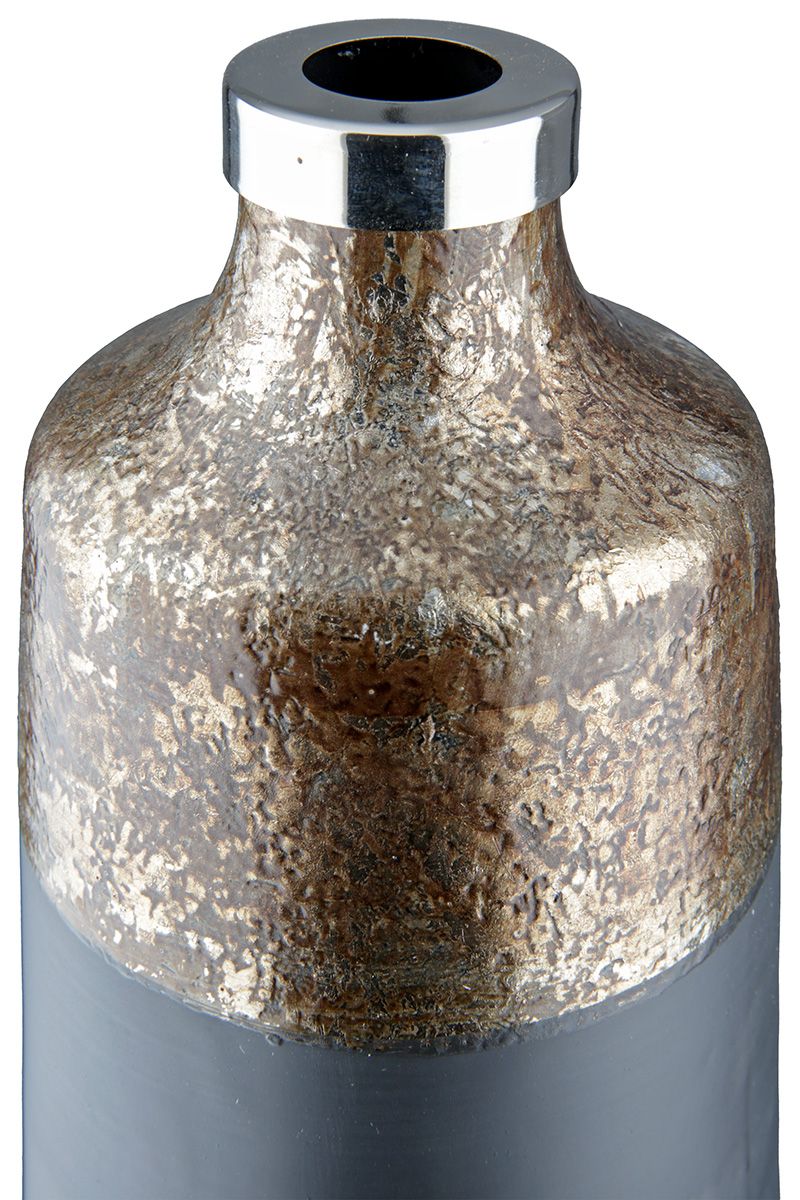 Designer glass vase 'Rustic' - conical masterpiece