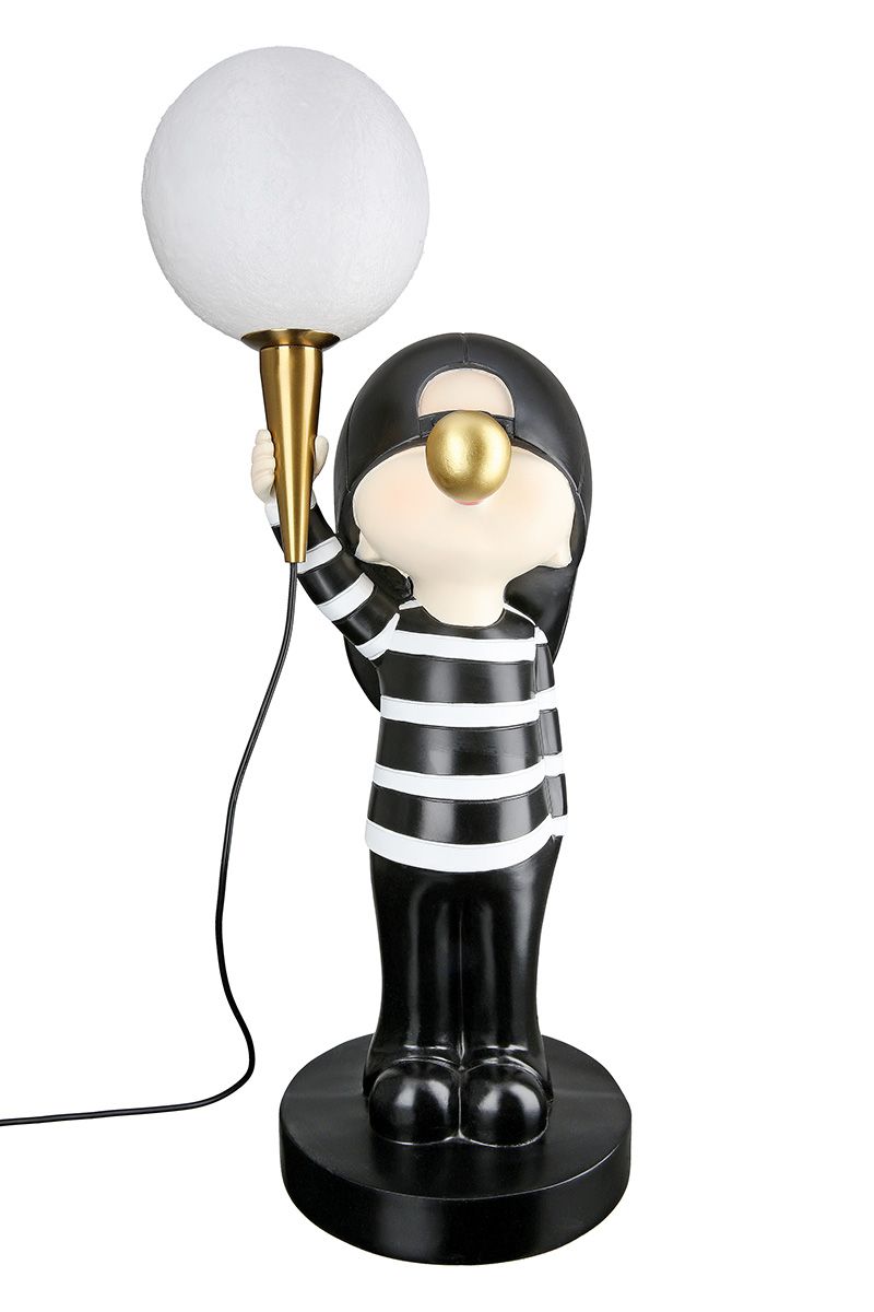 LED Leuchte Figur Junge Bubblegum - Modernes Kunstharz Design