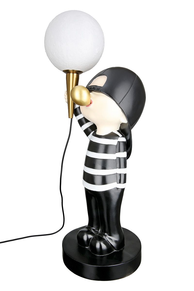 LED Leuchte Figur Junge Bubblegum - Modernes Kunstharz Design