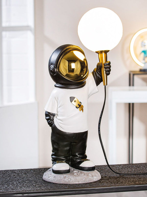 LED-tafellamp Saturn Astronaut met USB-oplaadpoort