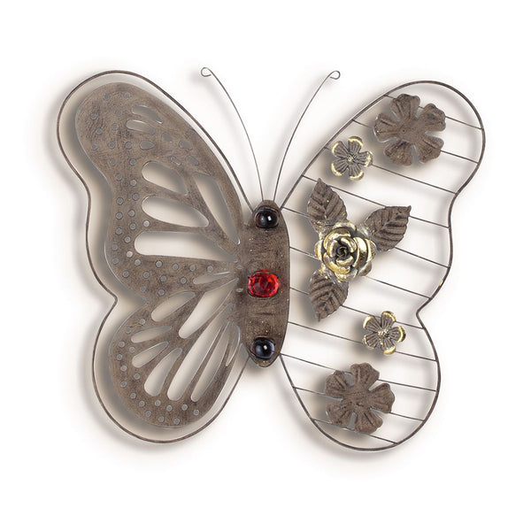 2er Set Wanddekoration Big Butterfly