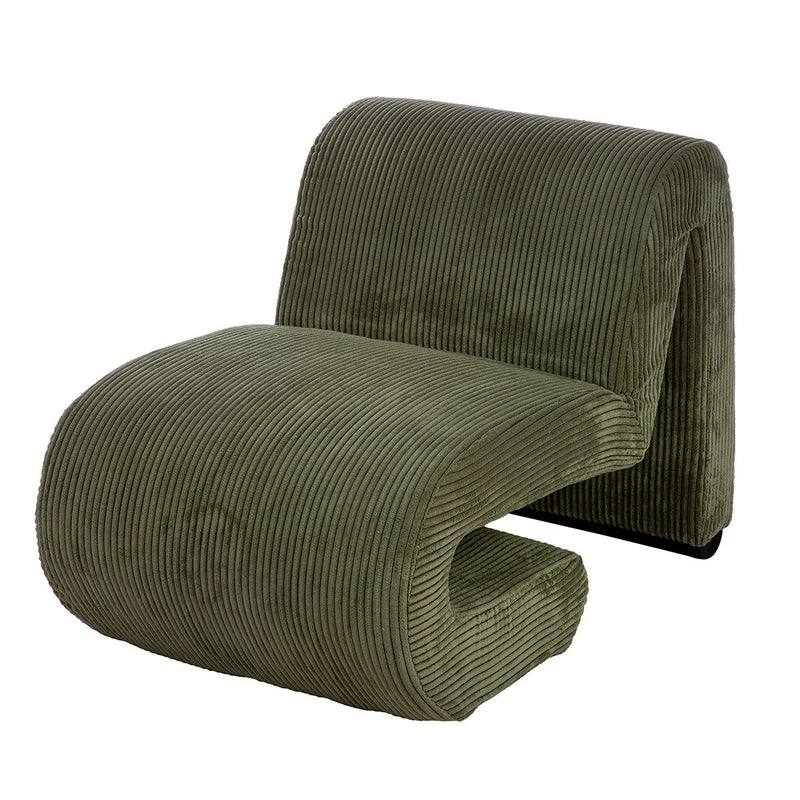 Armchair Poltrona Cord Green