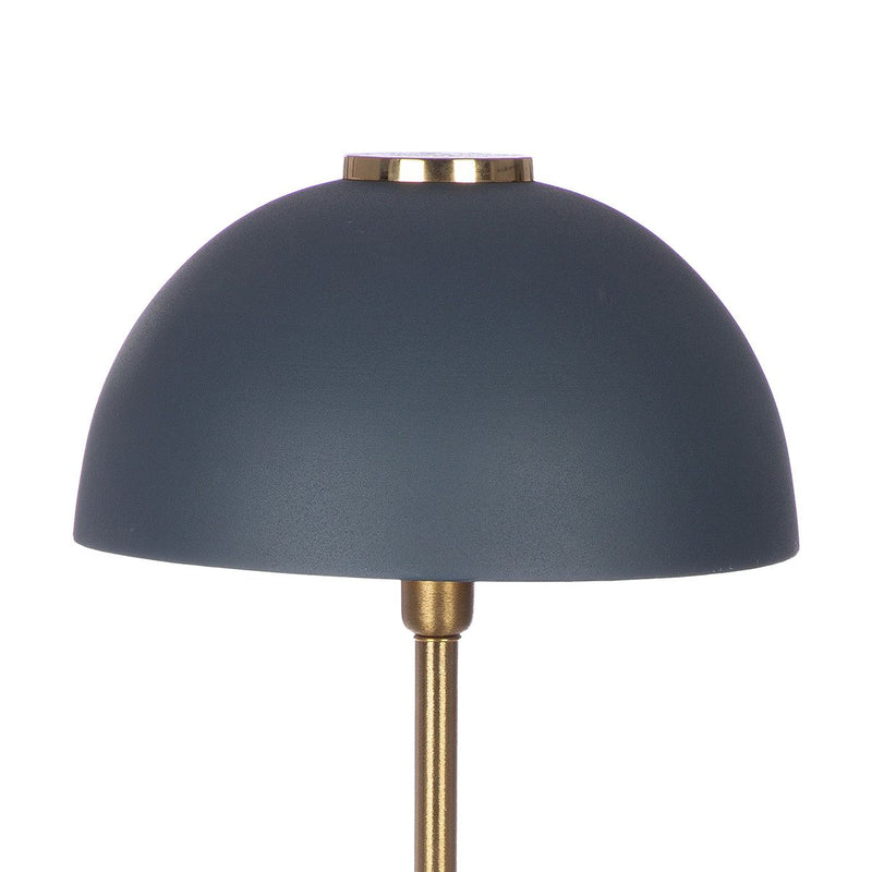 Kyra floor lamp made of iron in midnight blue 113 cm height