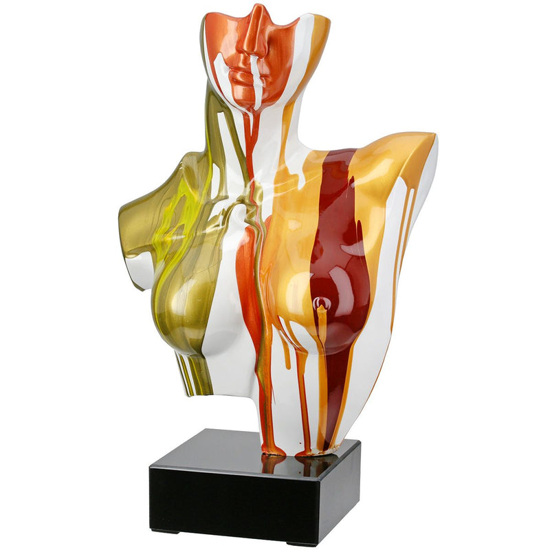 Sculpture Bella – Expressive female bust with artistic color design Marble