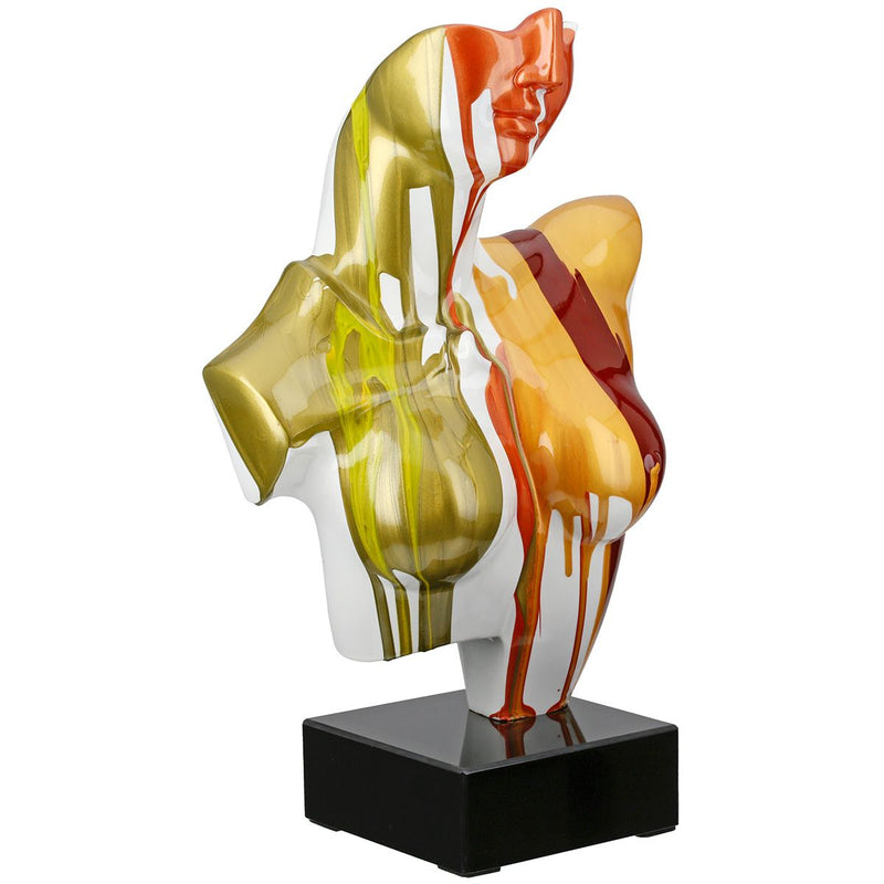 Sculpture Bella – Expressive female bust with artistic color design Marble