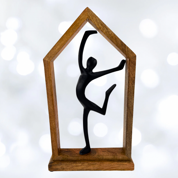 Home Dance – Elegant figure in frame height 39.5cm