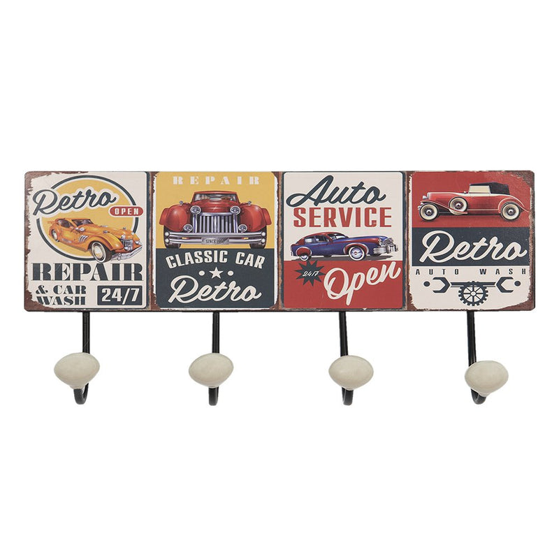 Coat rack retro car design 40 cm