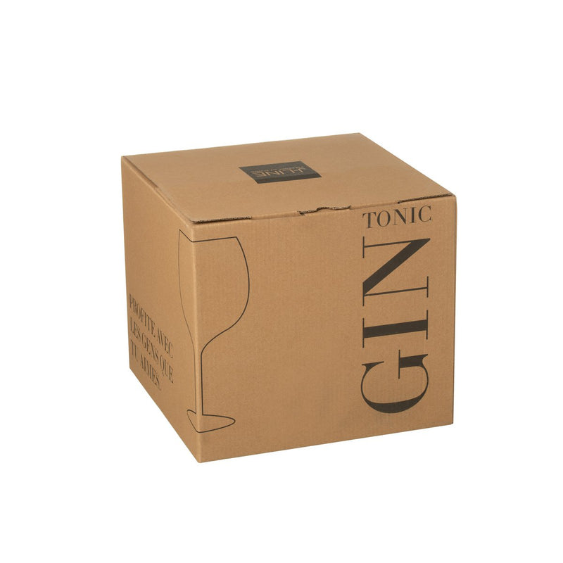 Set Gin Tonic Gläser 4er Geschenkbox 22 cm