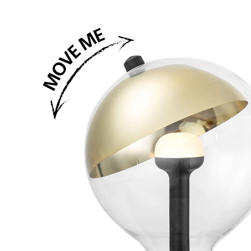 Home Sweet Home dimmbare LED-Lampe Kugel Gold G120 E27 5W 400Lm