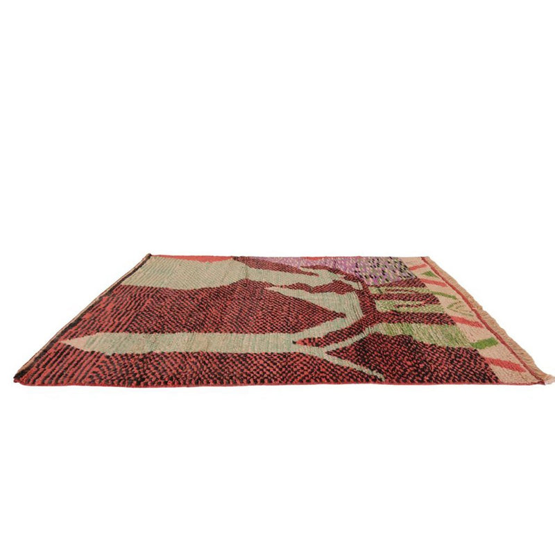 Moroccan Berber carpet made of pure wool, 196 x 300 cm