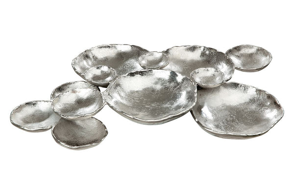 Aluminium bowl "Multiple" – A versatile decoration highlight in silver