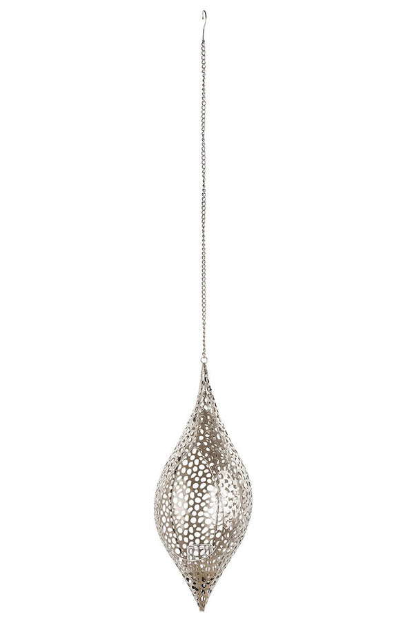 Set of 2 metal hanging chandeliers "Chico" - elegance in a double version, height 99cm