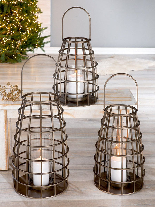 Metal lantern/lantern “Gateo” – a touch of antiquity for your home