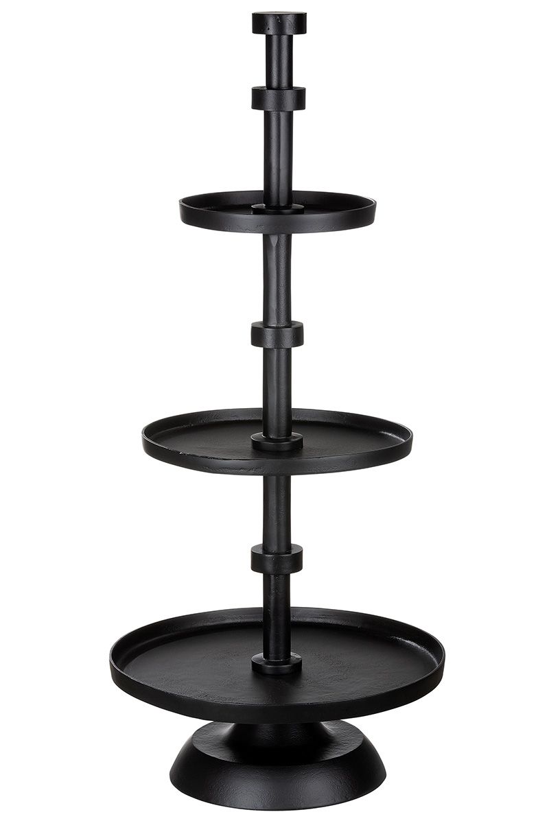 Aluminum cake stand "Norfolk" in black - elegance meets functionality