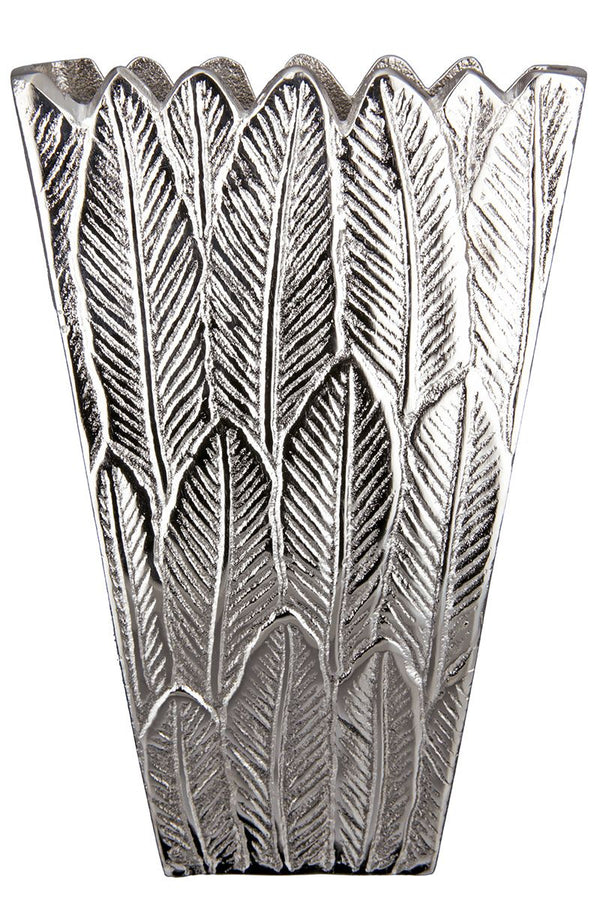 Silver Feather Dream The versatile 'Feather' vase for flowers and decoration