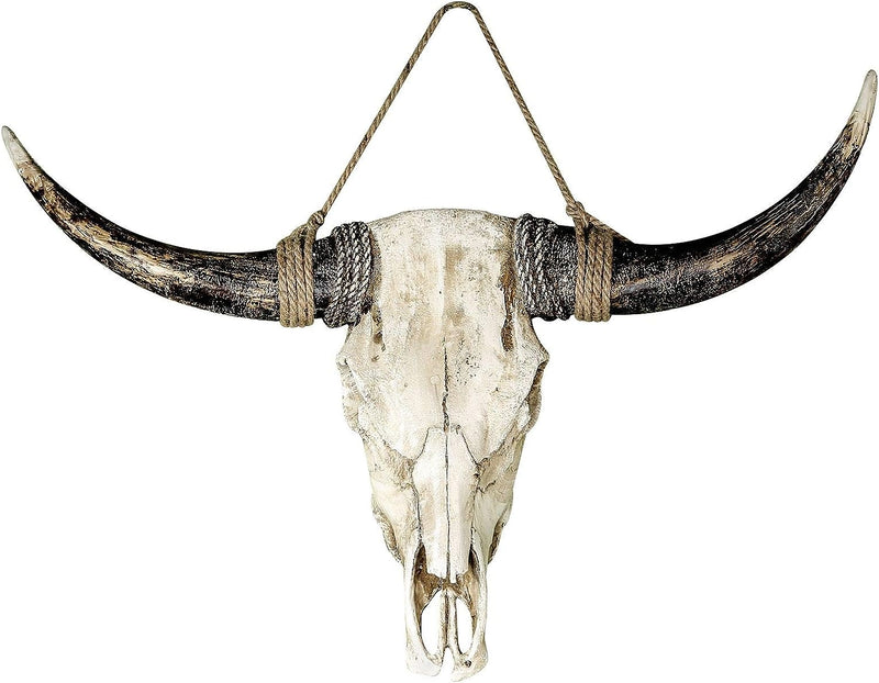 Exclusieve Poly Wall Mounted Buffalo - Eigentijds design met antieke afwerking en touwaccenten
