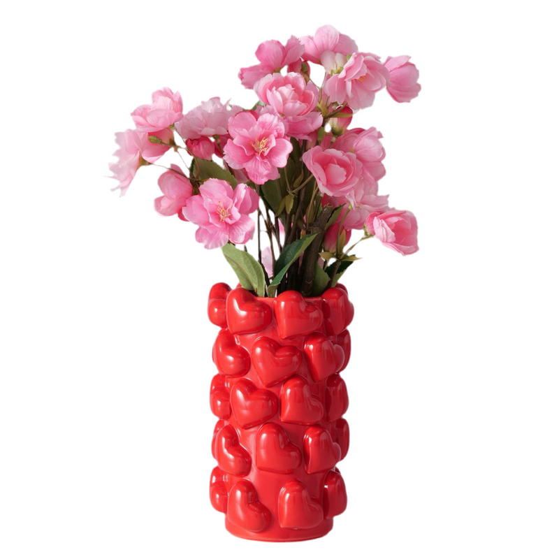 Vase with hearts – Romantic decoration for stylish accents