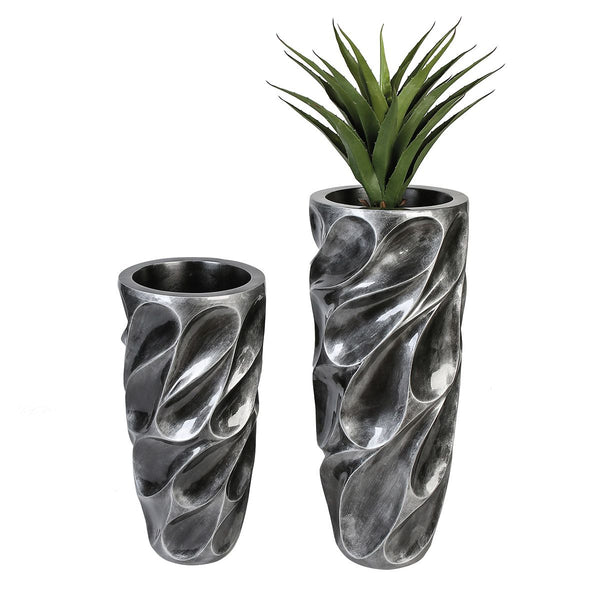 Designer planter 'Drop' in XXL - modern plant pot for indoor and outdoor use