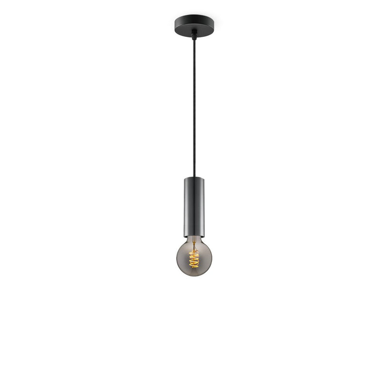 Home Sweet Home hanging lamp black Saga - G125 - dimmable E27 smoke