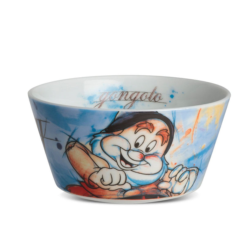 Disney 7 Dwarfs porcelain bowls set of 4, 13.5 cm diameter, in gift packaging 