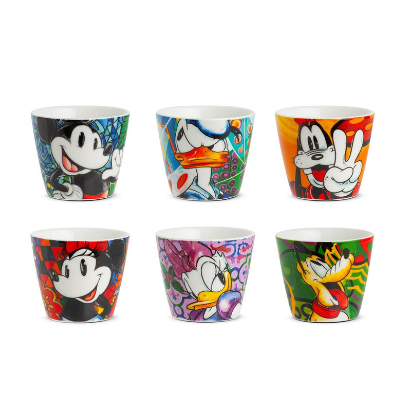 Set of 6 Disney espresso cups – microwave and dishwasher safe in gift packaging