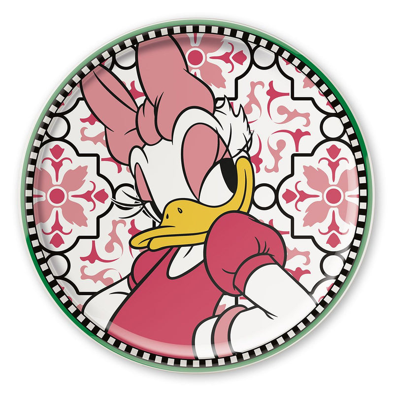 Set of 3 Disney pizza plates Daisy, Donald, Minnie, Mickey - porcelain, 31 cm 