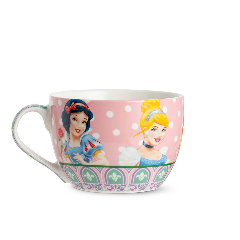 Set van 3 Disney cappuccino kopjes 'Princesses' - porselein in geschenkverpakking