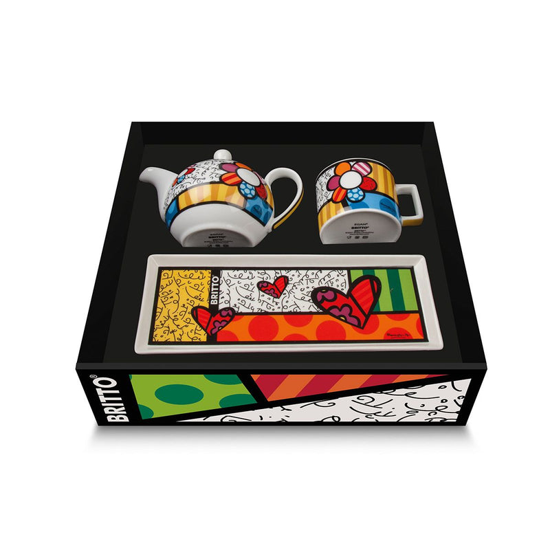 Britto gift set Flower - porcelain in gift packaging 
