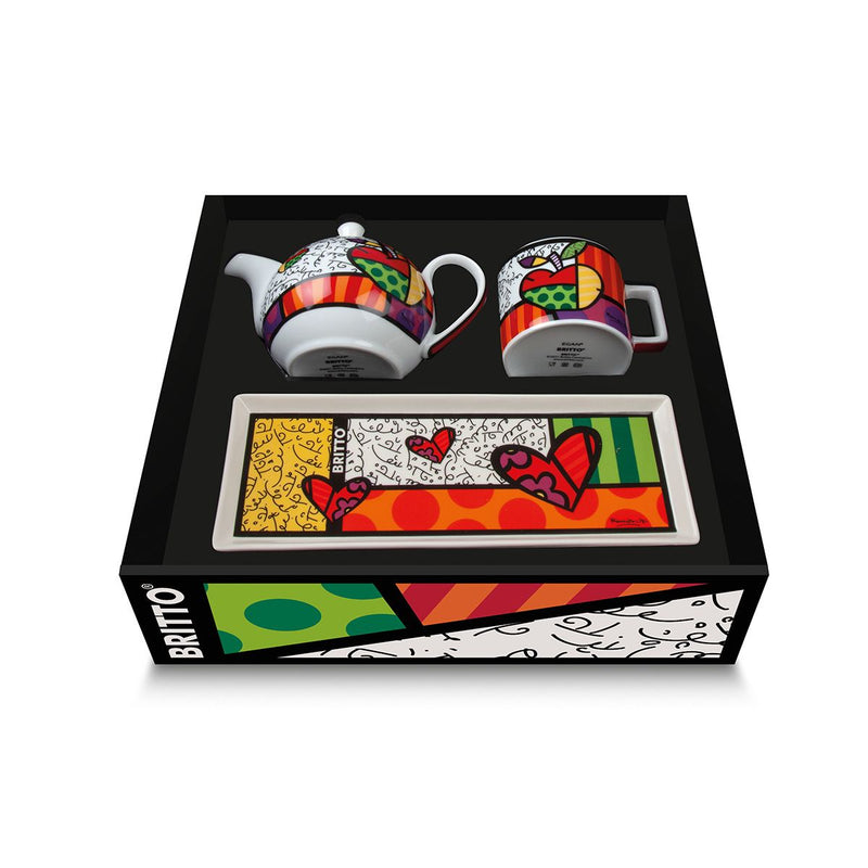 Britto Apple gift set - porcelain in gift packaging 