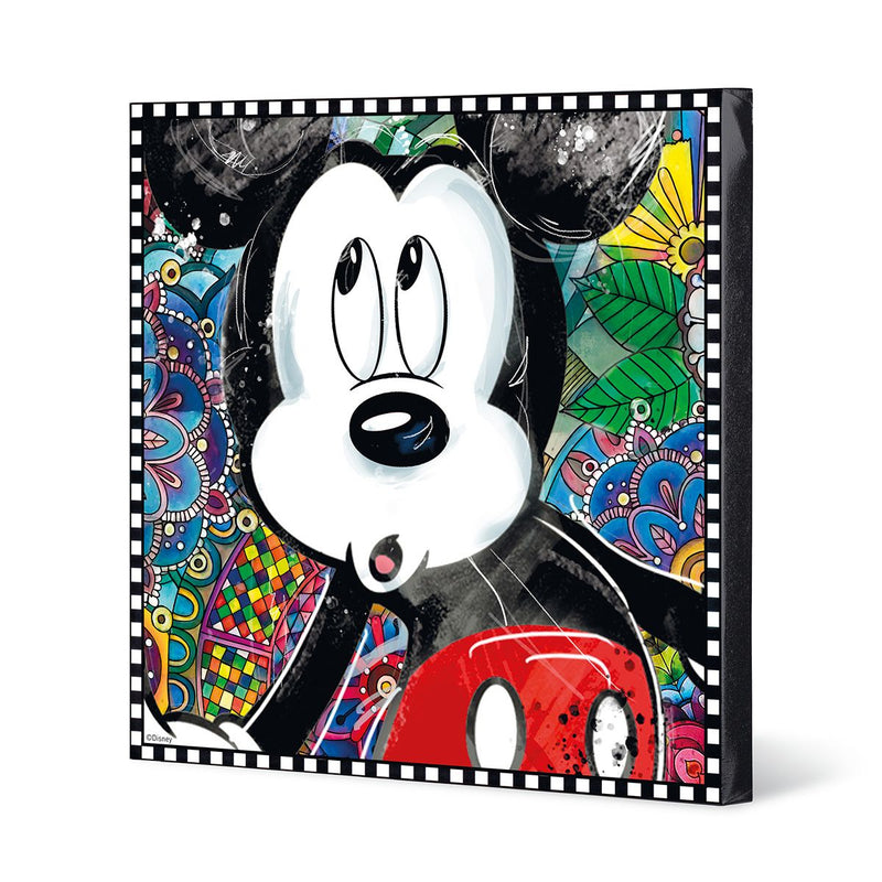 Pop Art Muurschildering Disney Mickey - 70x70 cm