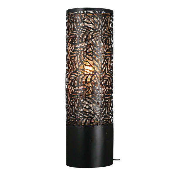 Black metal floor lamp Nature with filigree design – Available in two sizes