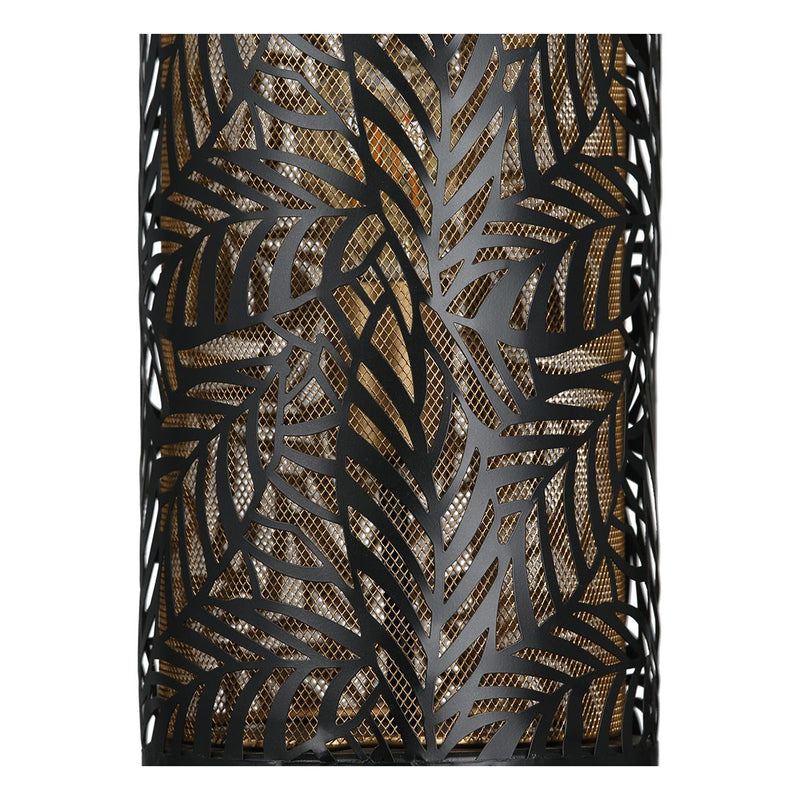 Black metal floor lamp Nature with filigree design – Available in two sizes