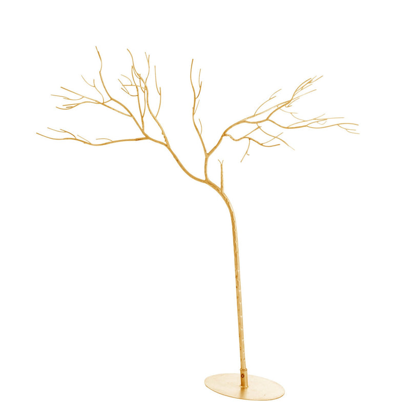 Decoratieve boom Lea in goud van metaal – verkrijgbaar in 2 maten