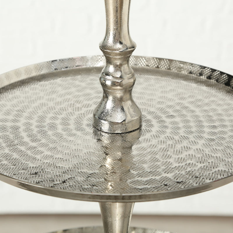 Great 'Detroit' 5 Tier Cake Stand - Exclusive silver design for elegant presentations