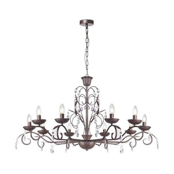 Home Sweet Home Chandelier Barrocco - Black - 108x108x160cm