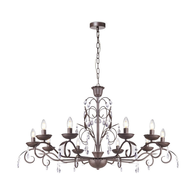 Home Sweet Home Chandelier Barrocco - Black - 108x108x160cm