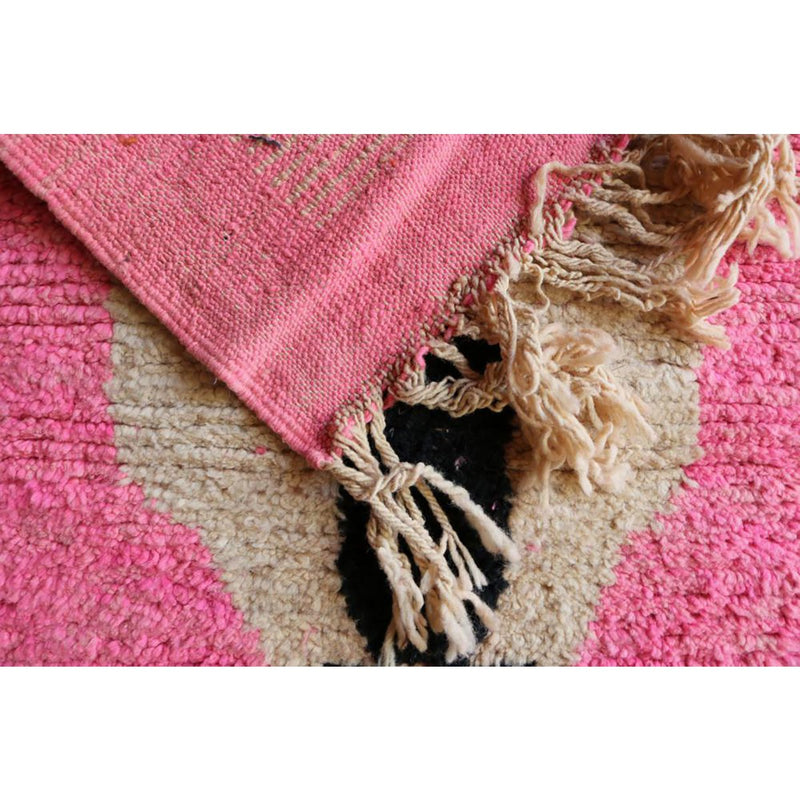 Berber wool hallway rug, 74 x 322 cm