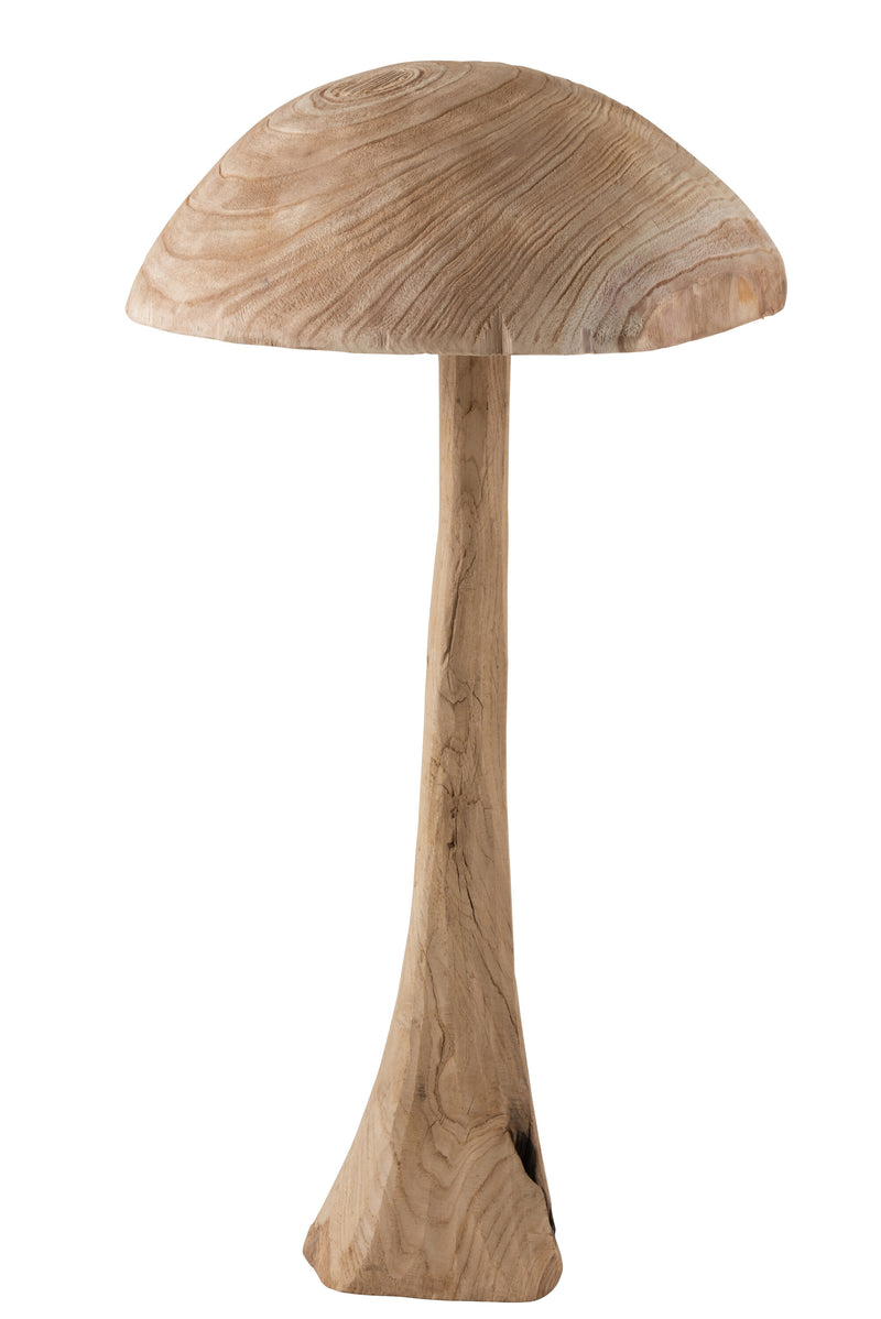 Danda Mushroom Decoration van natuurlijk hout - Charmante bosesthetiek voor je huis