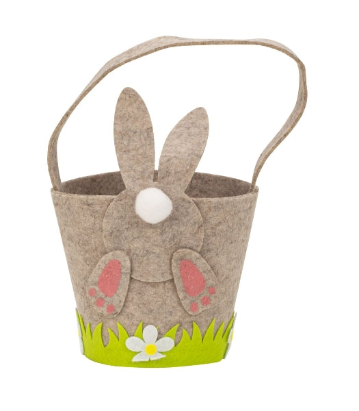 Charming felt bag with Easter bunny motif - cheerful splash of color for your Easter!