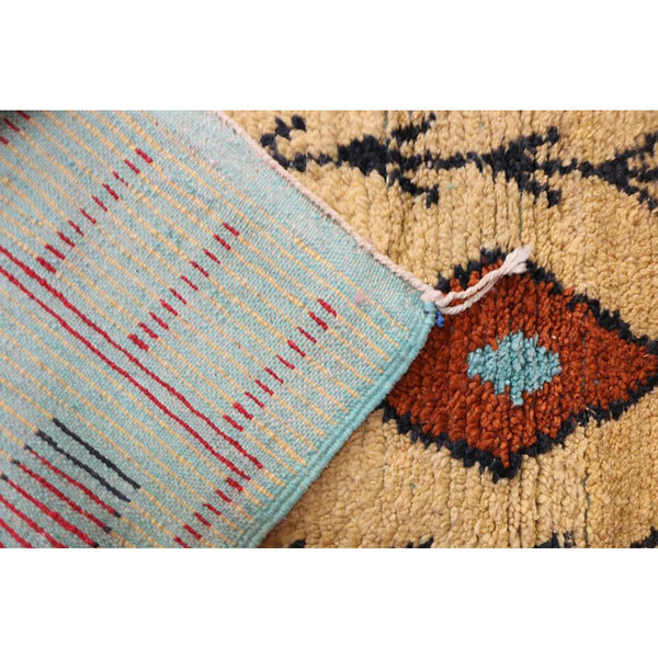 Moroccan Berber hallway rug made of pure wool, 73 x 343 cm