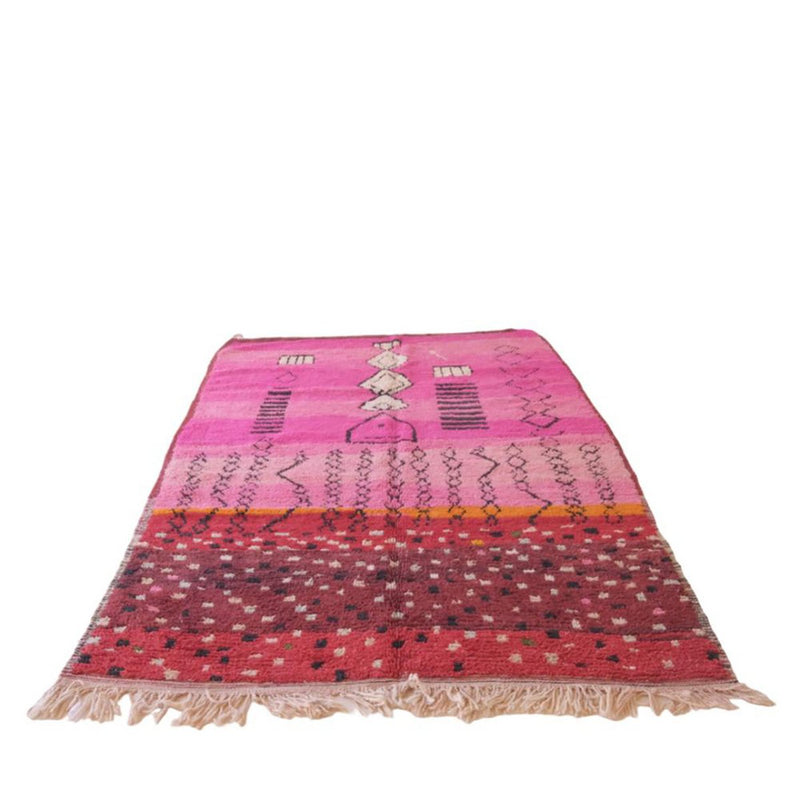 Moroccan Berber carpet made of pure wool, 185 x 289 cm