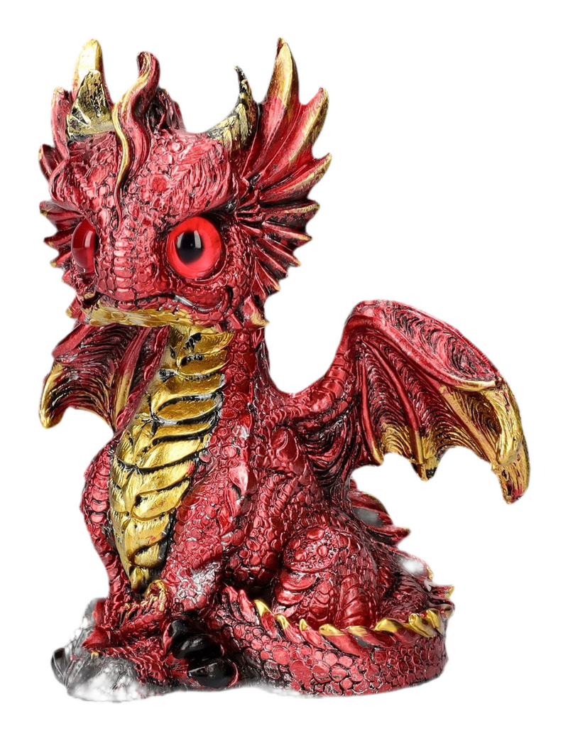 3er-Set Deko Drachen – Mystische Drachenfiguren in edler Optik